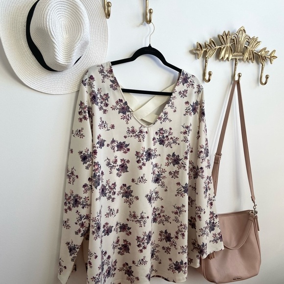 🍇Floral tunic 3X - Picture 2 of 2